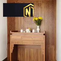 TỦ THỜ GỖ ĐƠN GIẢN GIÁ TỐT LONG THÀNH - TT03